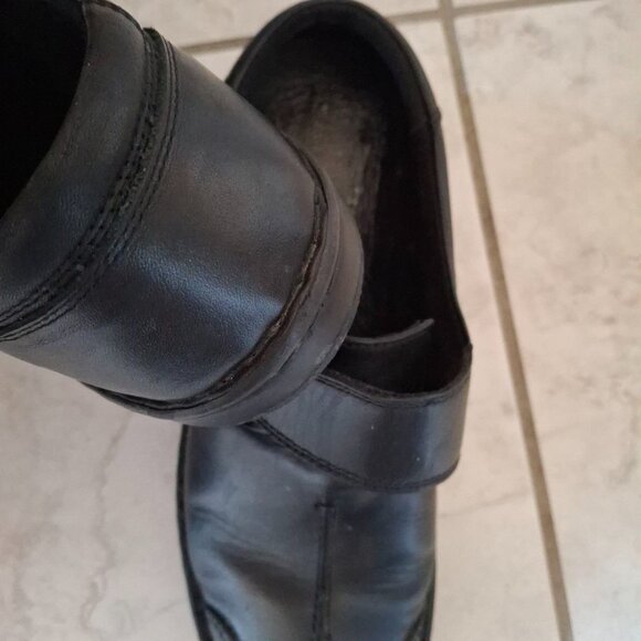 Volks Walkers Black Leather Velcro Comfort Shoes | EU 42 (US 11) - Picture 3 of 7